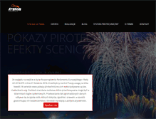 Tablet Screenshot of pokazy-pirotechniczne.com